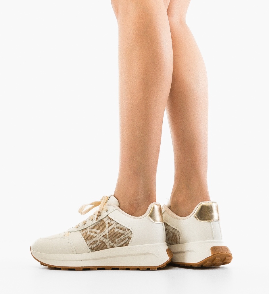 Sneakers dama Hinav Bej