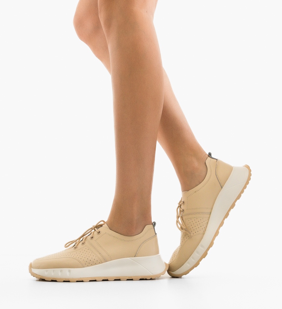 Sneakers dama Horazia Bej - 2 | YEO