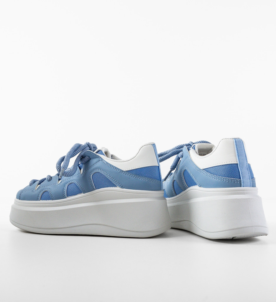 Sneakers dama Illinois Albastri - 4 | YEO