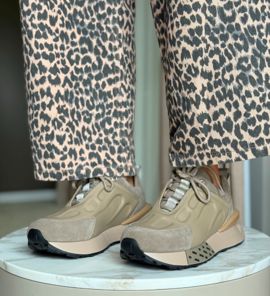 Sneakers dama Kajmer Khaki - 3 | YEO