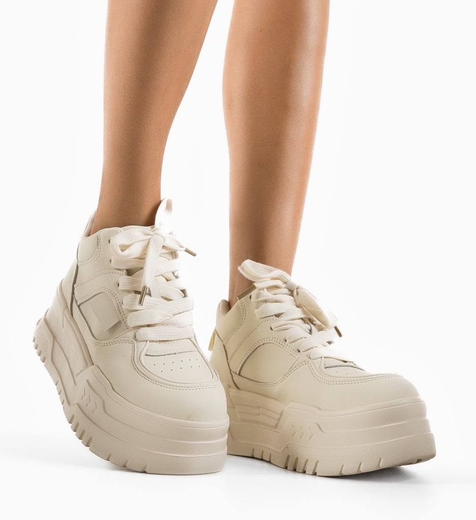 Sneakers dama Kiyter Bej - 2 | YEO