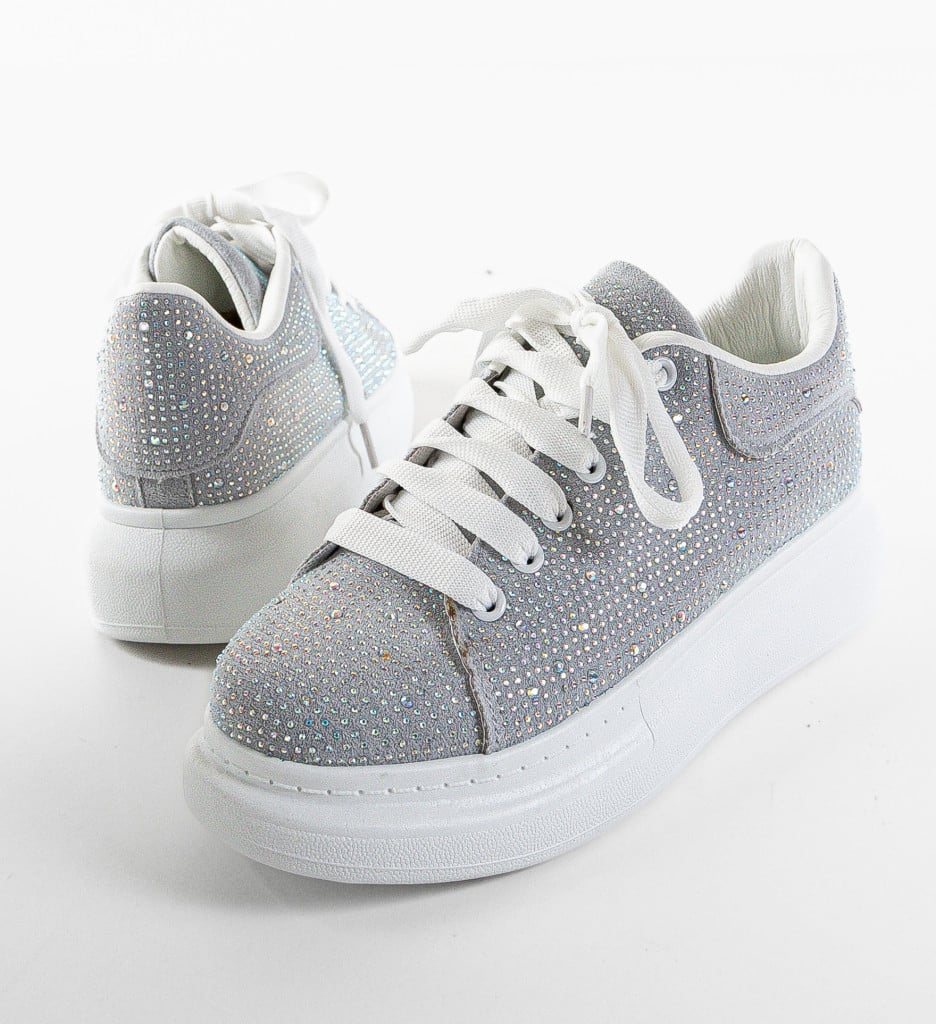 Sneakers dama Mermera Gri - 5 | YEO