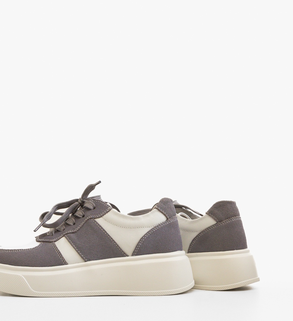 Sneakers Dama Miriam Gri - 4 | YEO