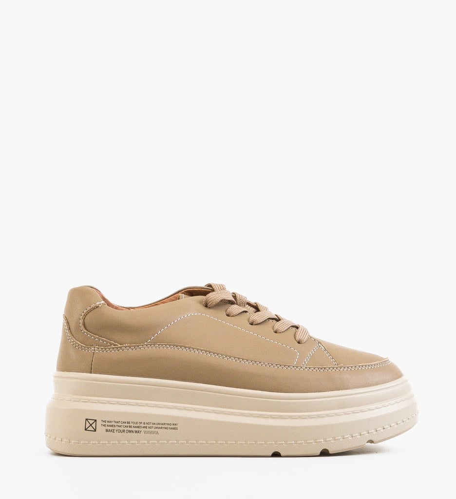 Sneakers Dama Moon Khaki - 3 | YEO