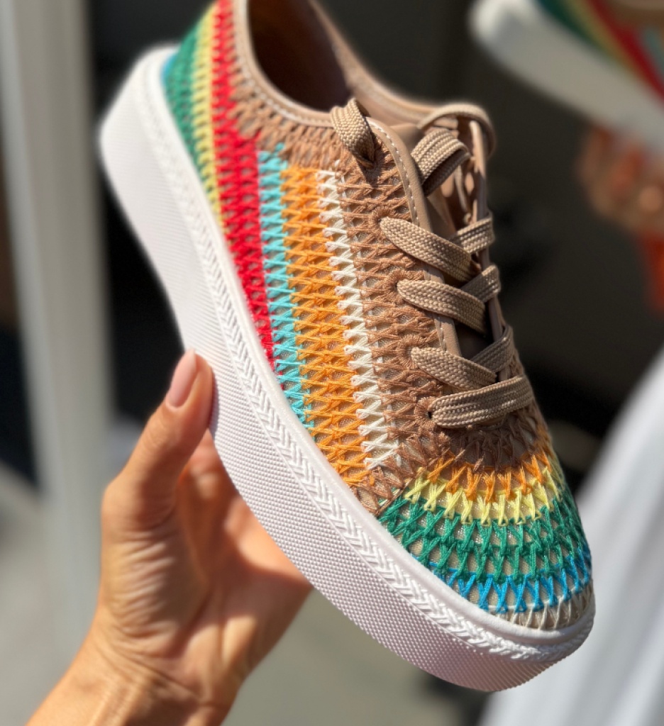 Sneakers dama Reinbou Multicolor - 1 | YEO