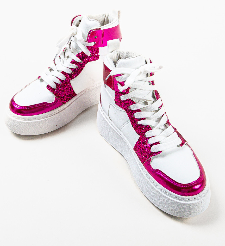 Sneakers dama Smithy Fuchsia - 3 | YEO