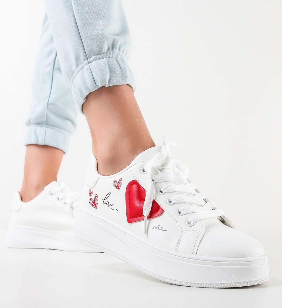 Sneakers dama Tares Albi - 2 | YEO