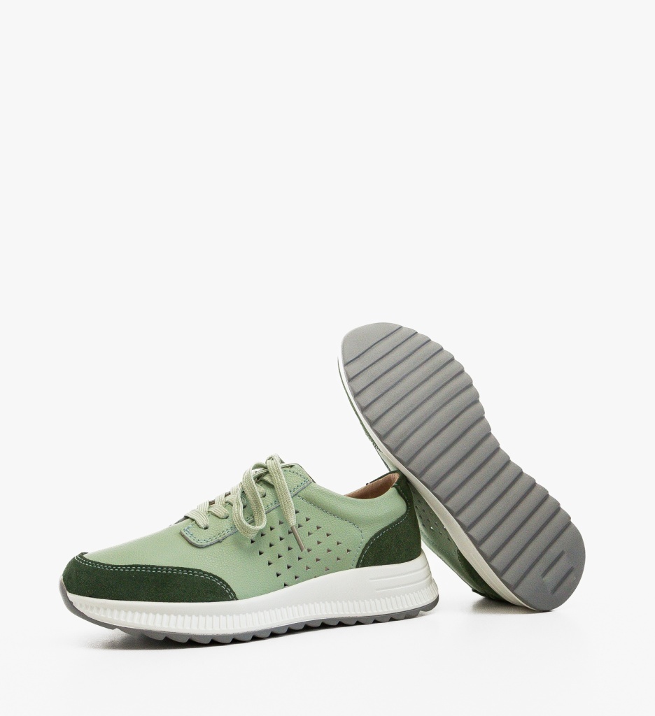 Sneakers dama Trybary Verzi - 5 | YEO