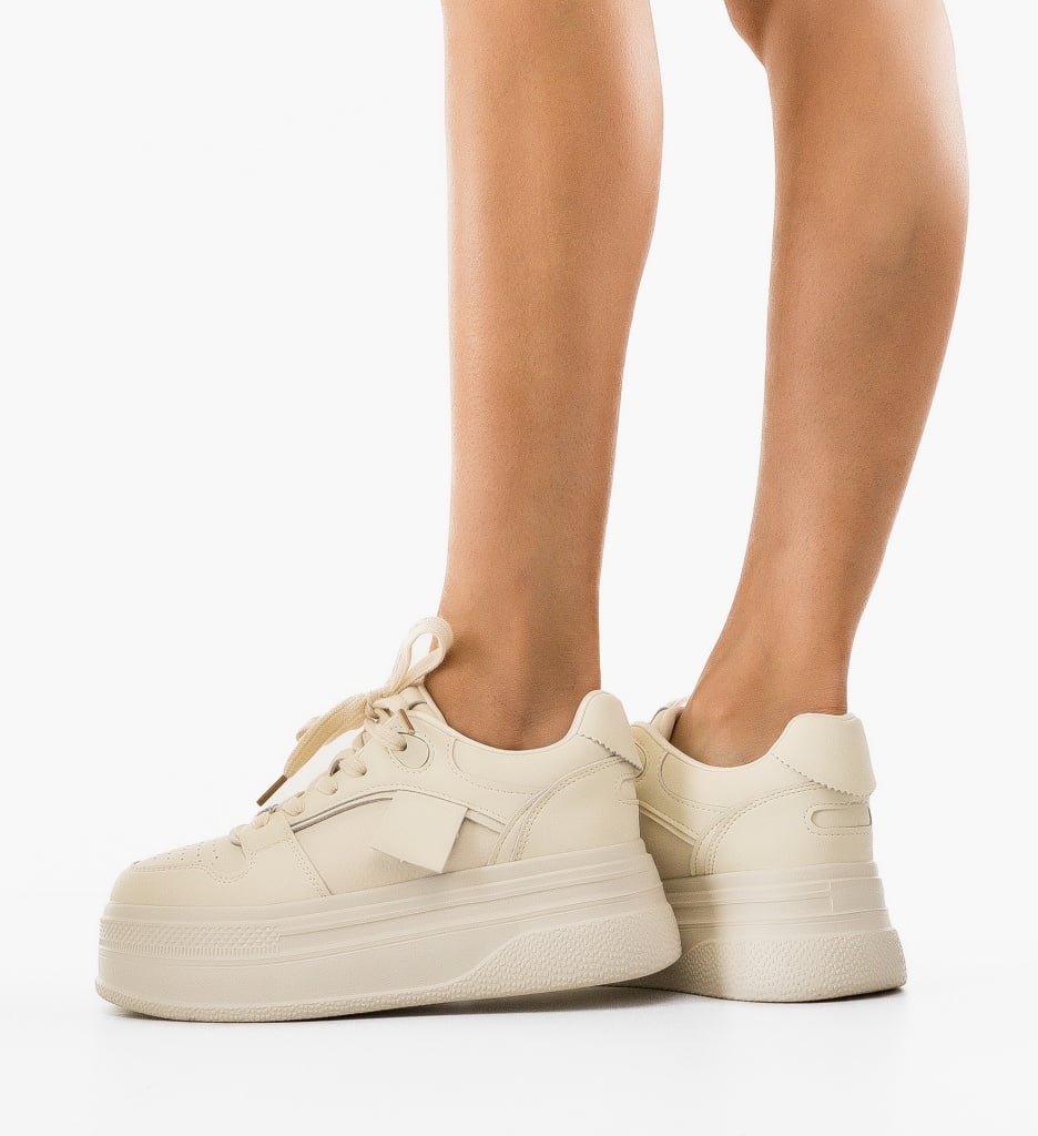 Sneakers dama Uynn Bej - 2 | YEO