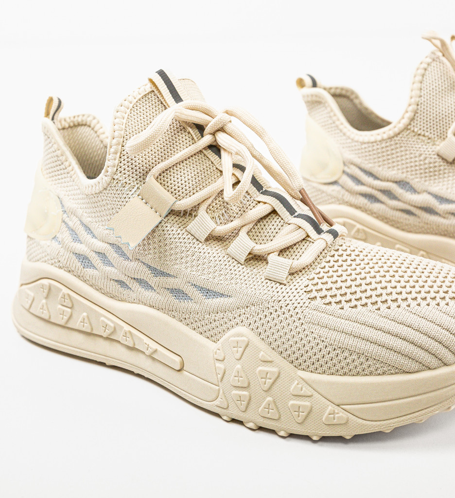 Poze Sneakers dama Venyns Bej depurtat.ro 