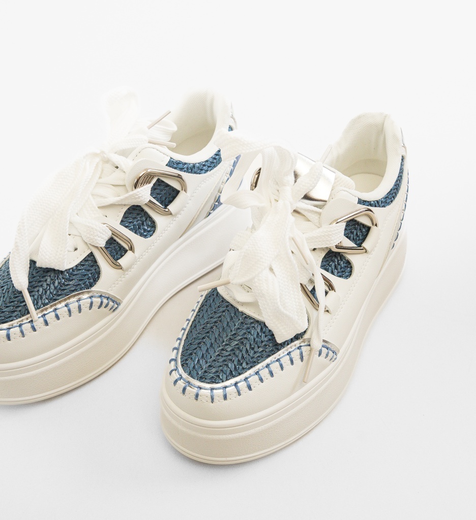 Sneakers dama Verana Albastri - 3 | YEO