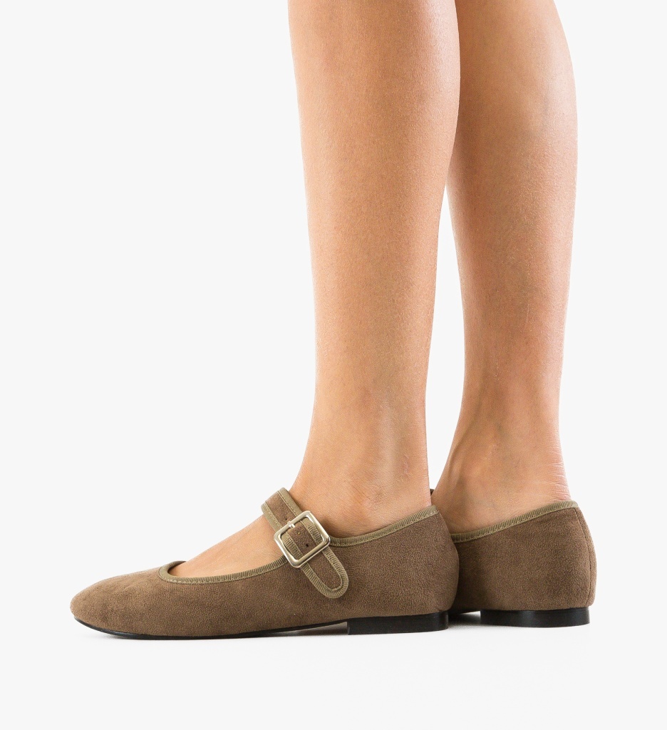 Balerini dama Bytyr Khaki - 2 | YEO