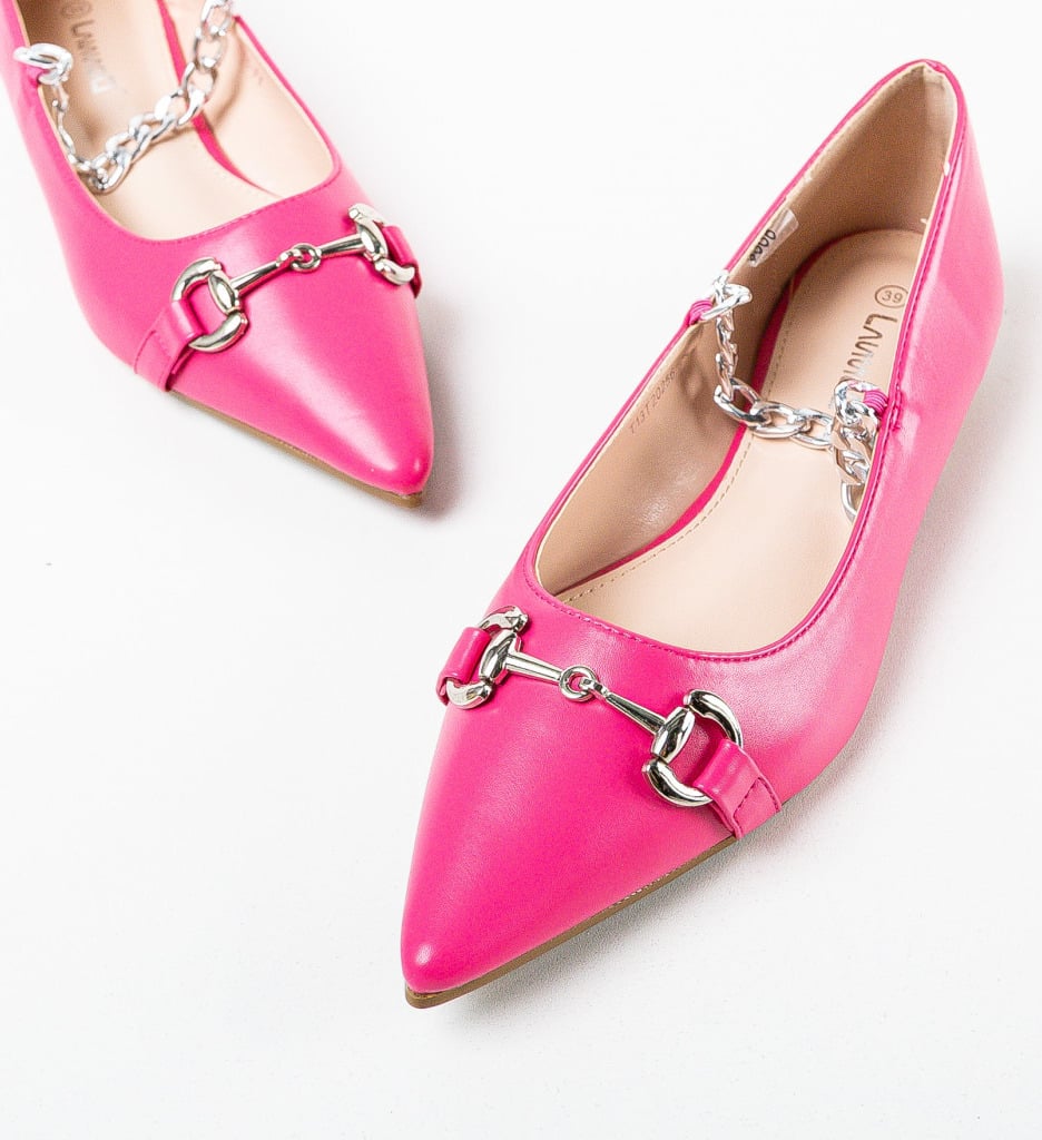 Balerini dama Draper Fuchsia - 4 | YEO