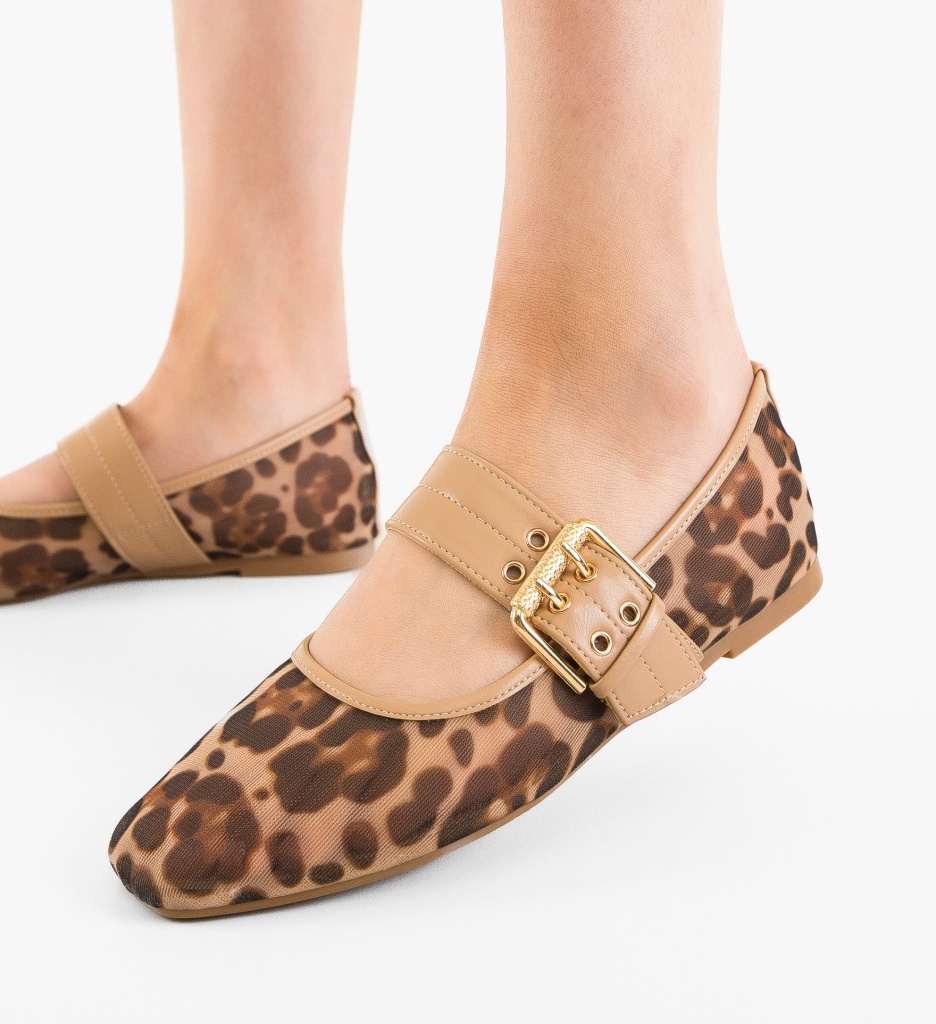 Balerini dama Duffy Bej - 3 | YEO