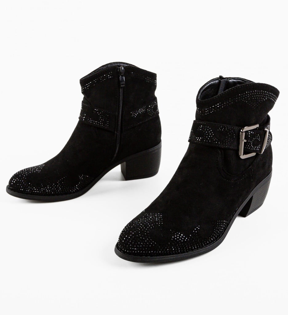 Botine dama Adams Negre - 5 | YEO