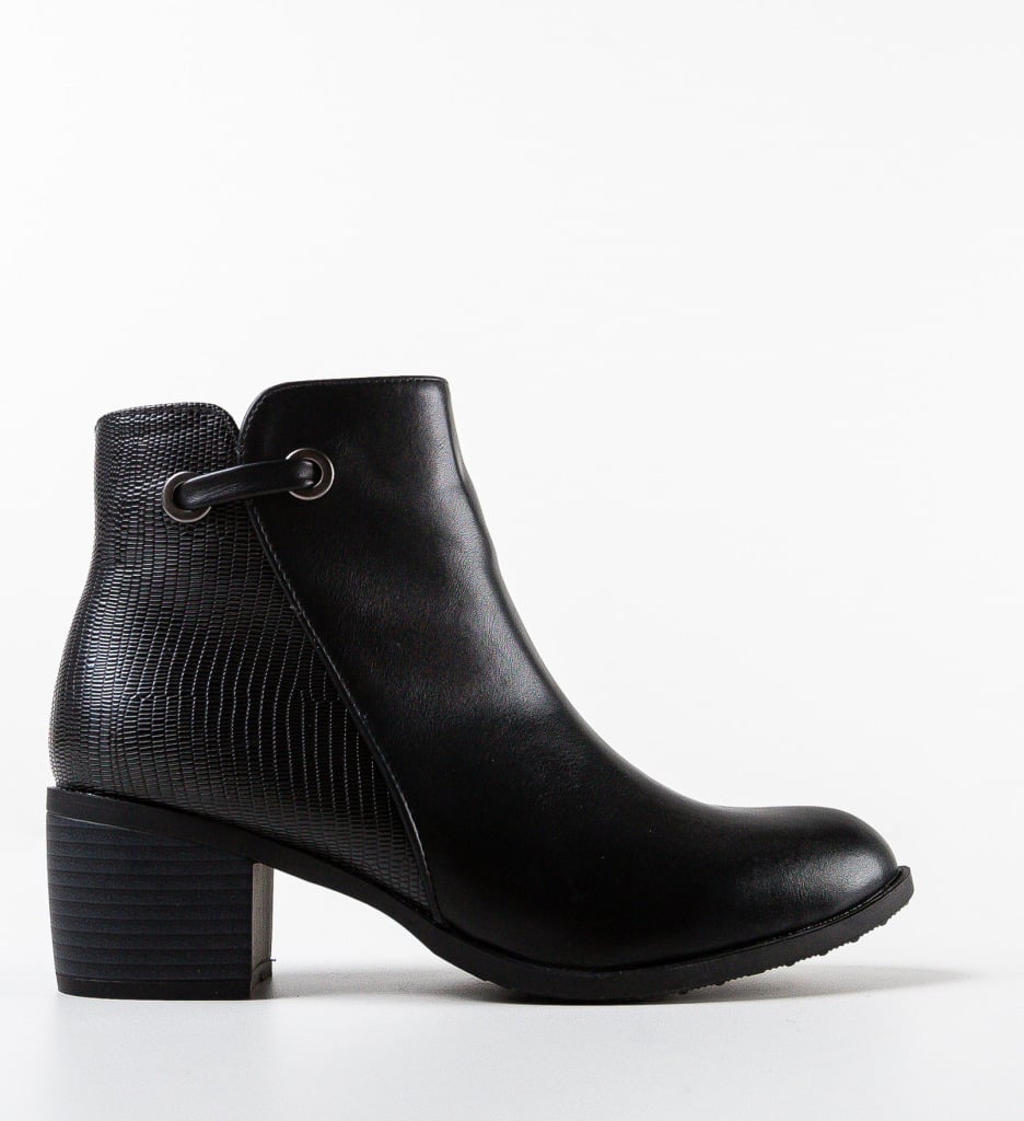 Botine dama Akron Negre - 3 | YEO