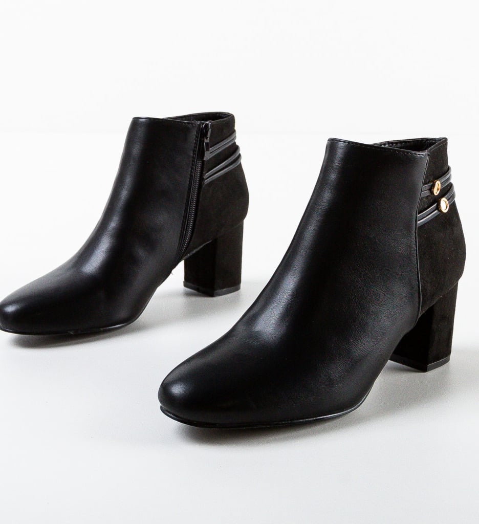 Botine dama Arabella Negre - 4 | YEO