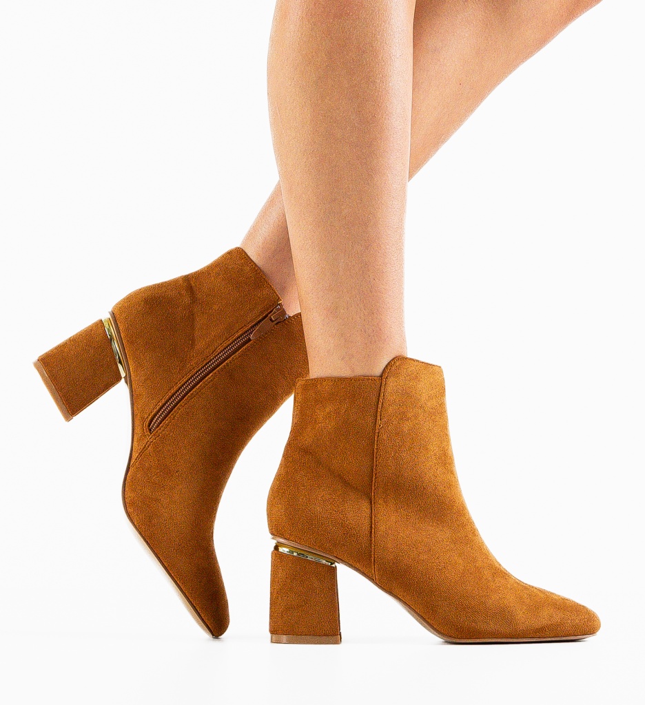 Botine dama Arroyo Camel