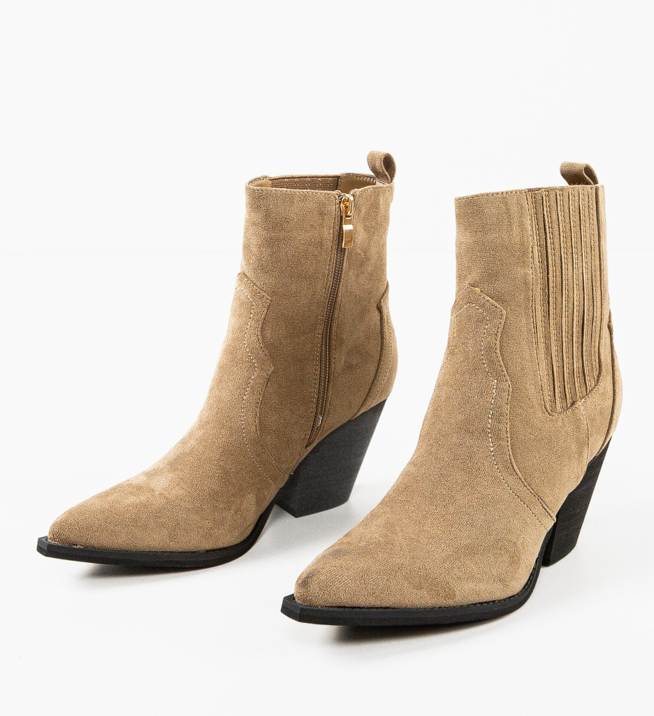 Botine dama Artegon Khaki - 4 | YEO