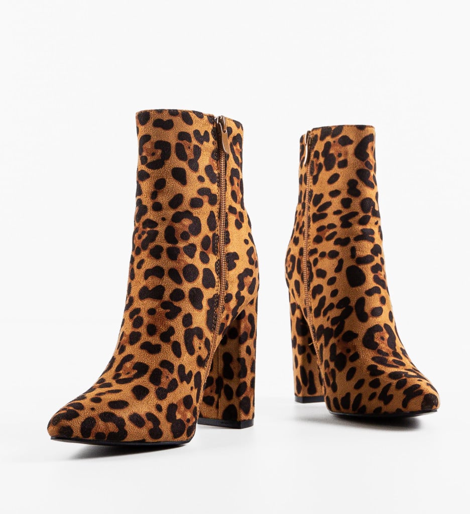 Botine dama Carey Animal Print - 5 | YEO