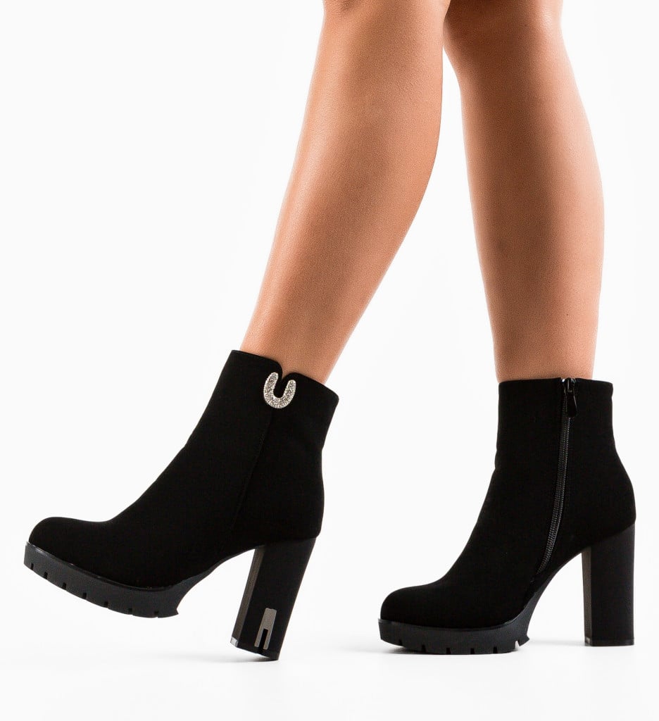 Botine dama Cars Negre - 3 | YEO