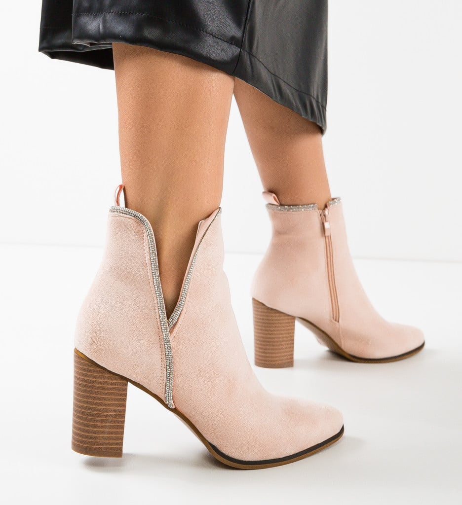 Botine dama Christe Roz - 1 | YEO