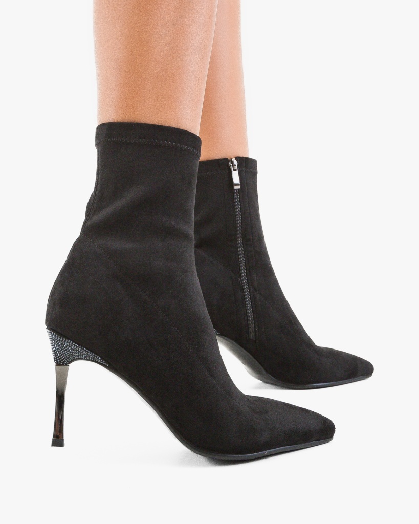 Botine dama Crebb Negre