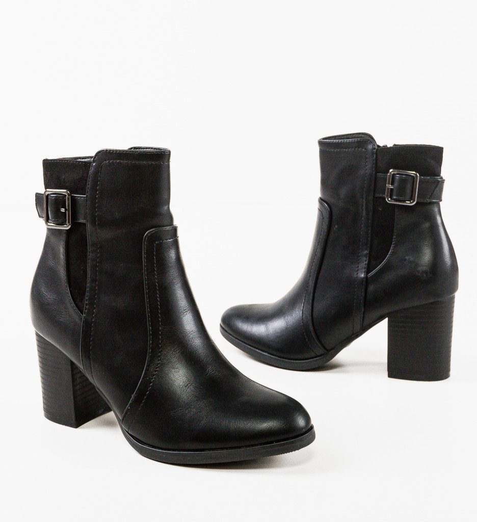 Botine dama Dafaz Negre - 5 | YEO