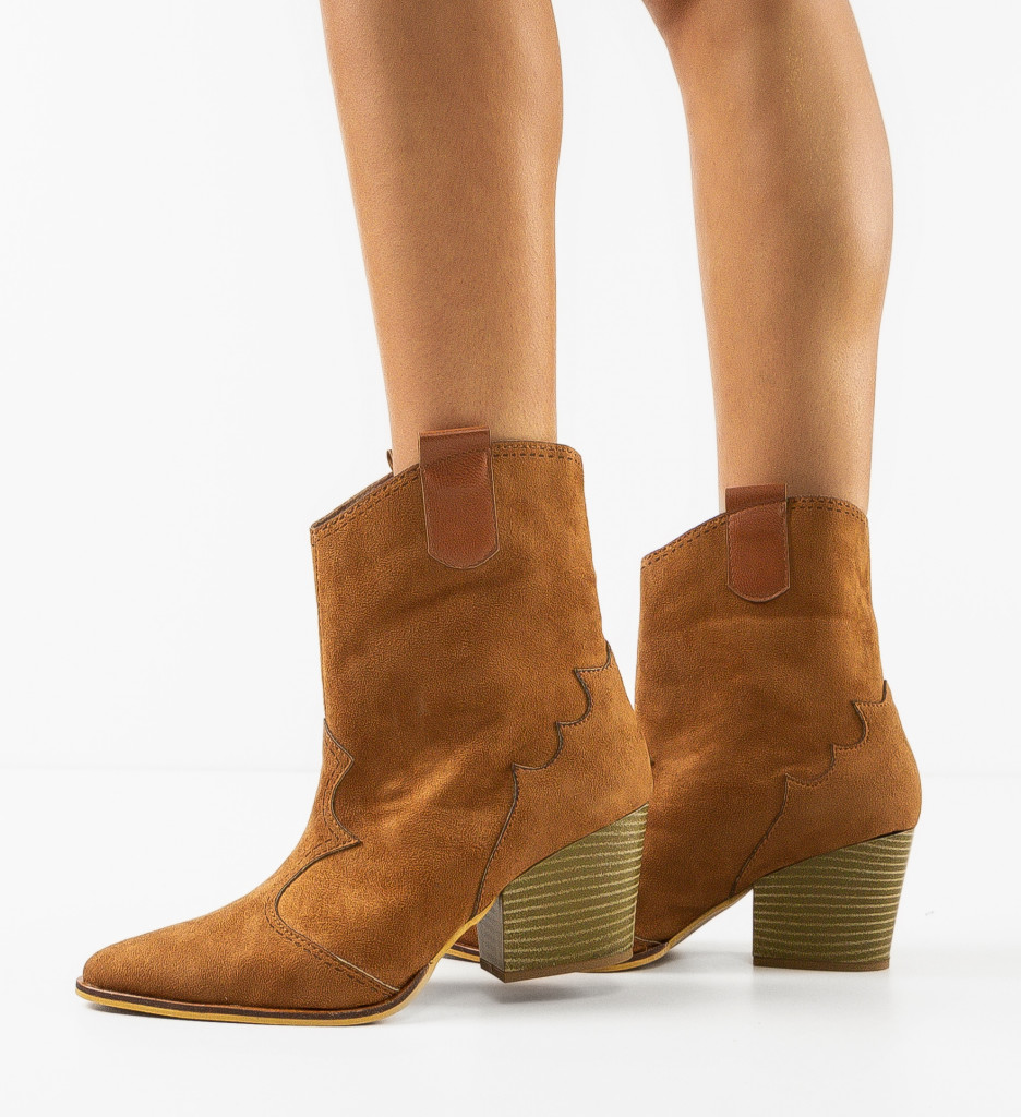 Botine dama Dalay Camel - 4 | YEO