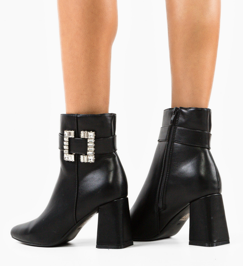 Botine dama Dillon Negre - 3 | YEO