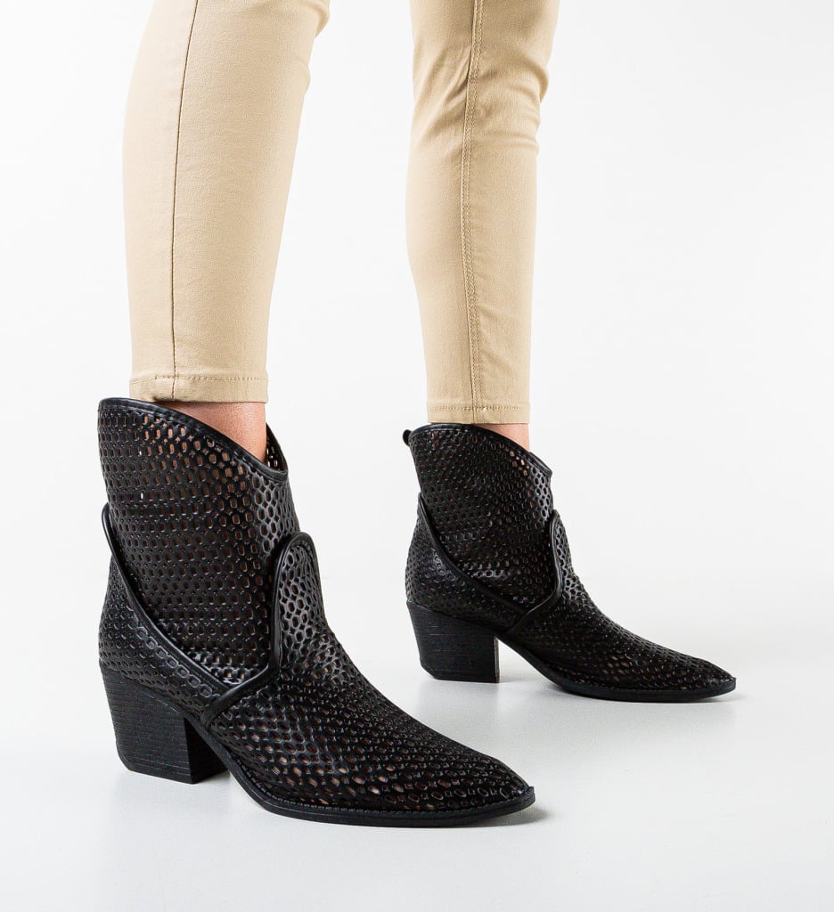 Botine dama Donza Negre - 1 | YEO