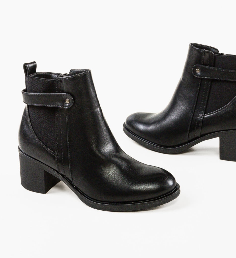 Botine dama Fletch Negre - 4 | YEO