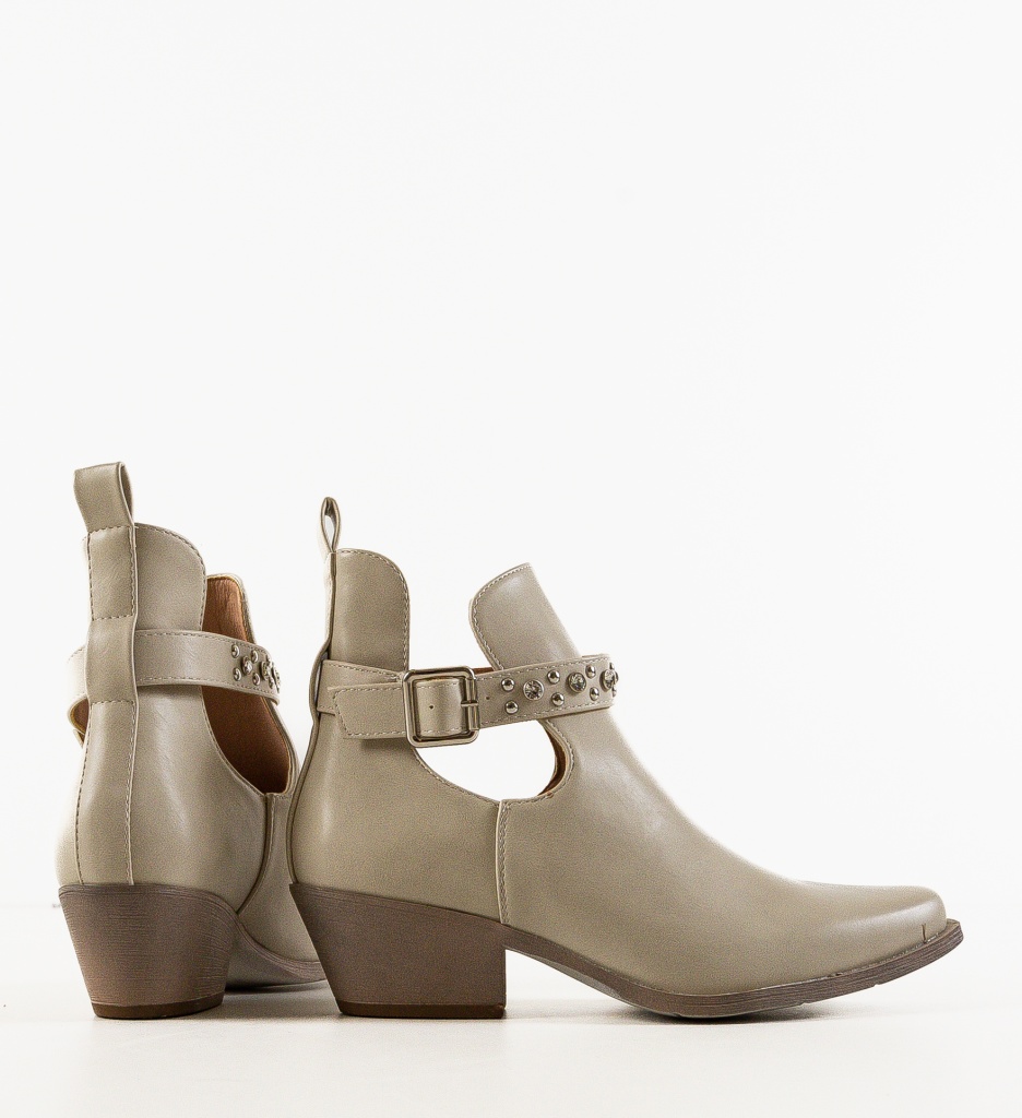 Botine dama Gianna Bej - 5 | YEO