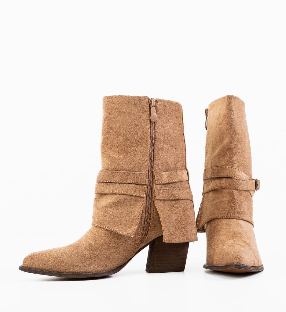 Botine dama Heyman Khaki - 5 | YEO