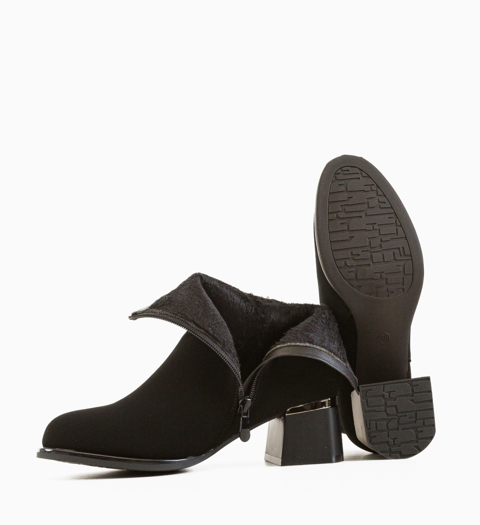 Botine dama Hroga Negre 2 - 5 | YEO