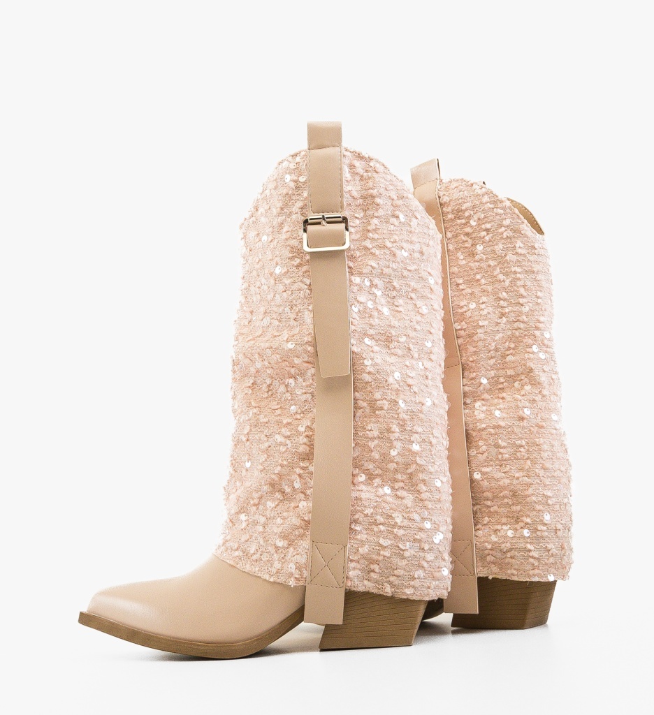 Botine dama Inga Bej - 5 | YEO