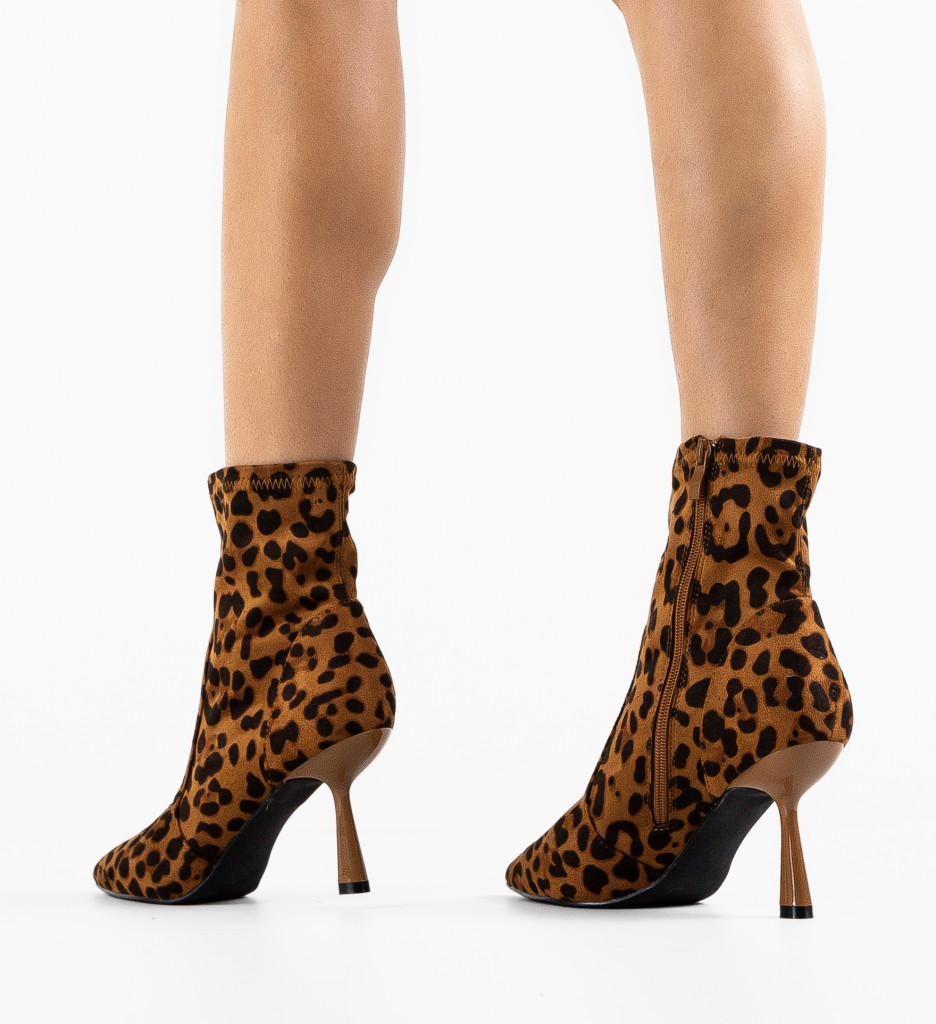 Botine dama Jak Animal Print - 2 | YEO