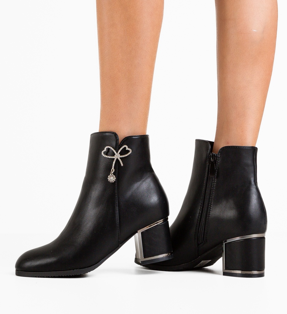 Botine dama Jasmi Negre - 2 | YEO