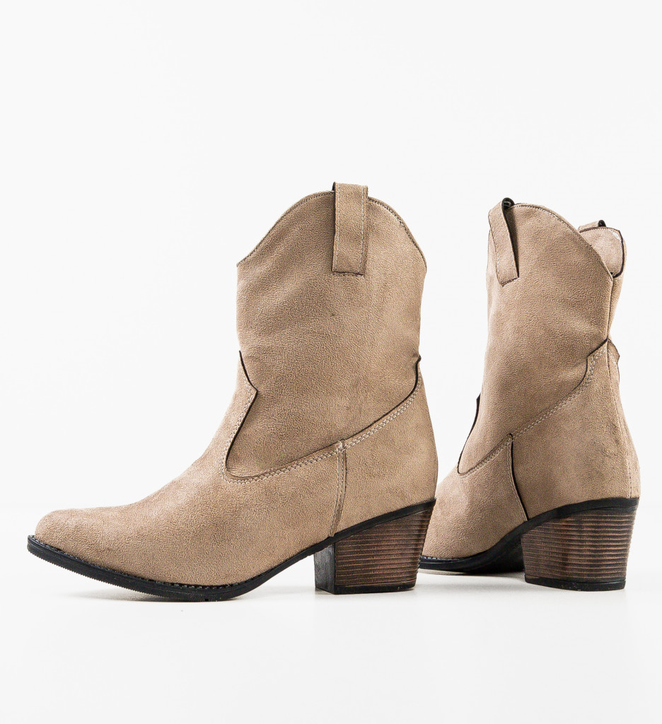 Botine dama Keraby Khaki - 5 | YEO