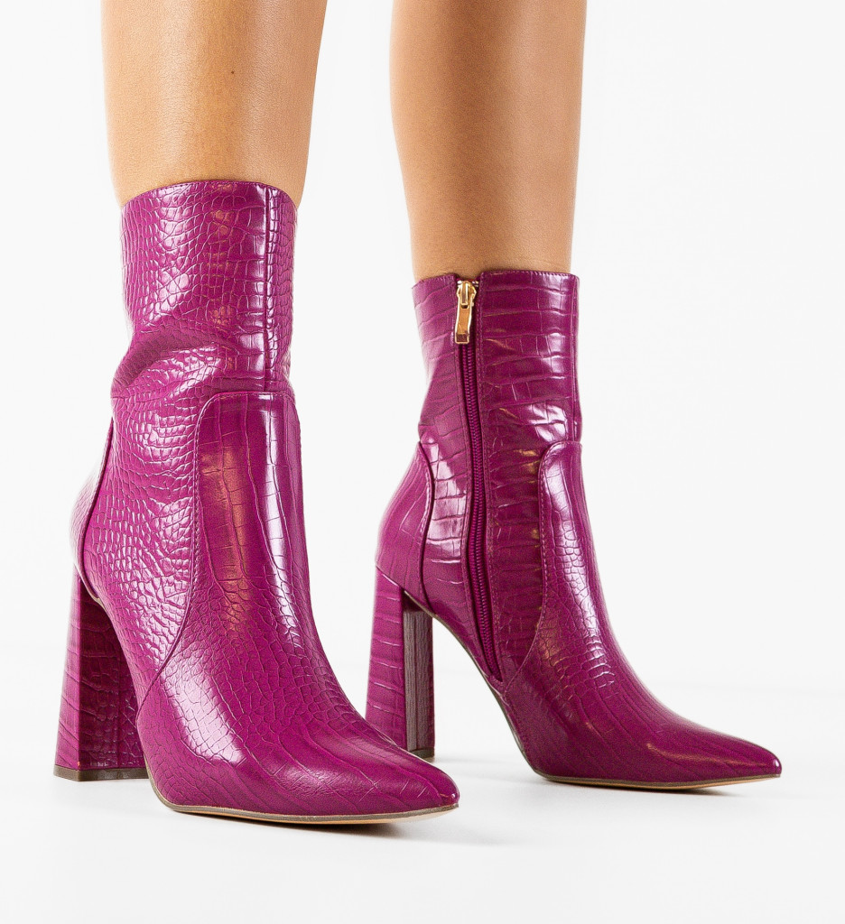 Botine dama Lutfi Fuchsia