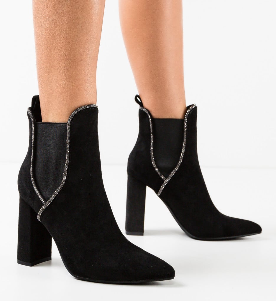 Botine dama Mckay Negre - 1 | YEO