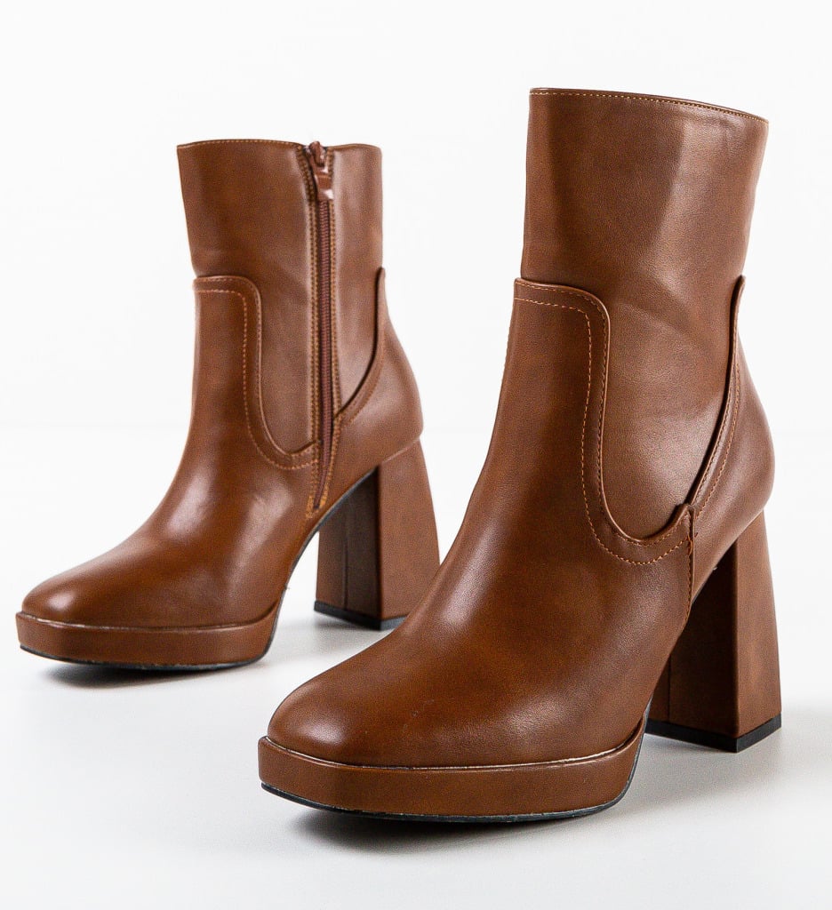 Botine dama Nevin Camel - 4 | YEO