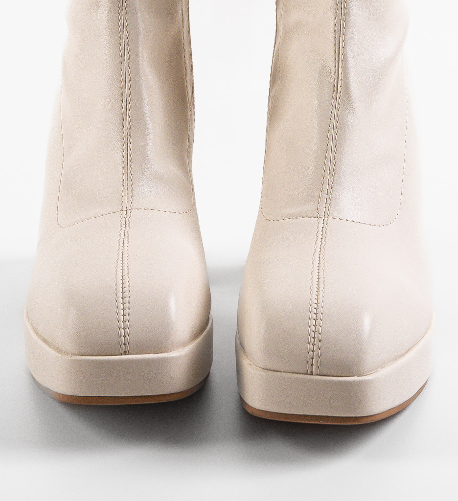 Botine dama Rufus Bej - 4 | YEO