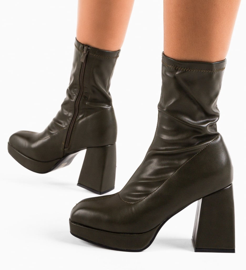 Botine dama Rufus Verzi - 3 | YEO