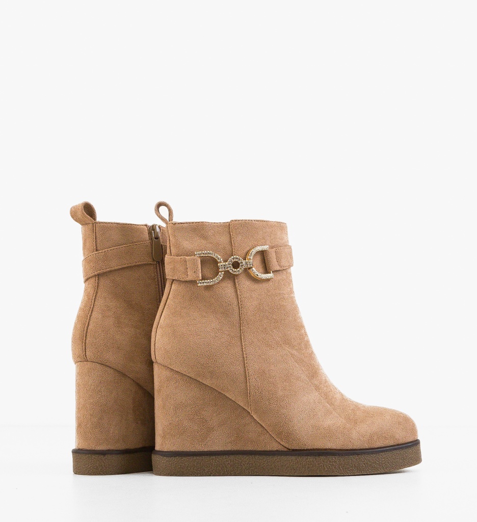 Botine dama Sien Khaki - 3 | YEO