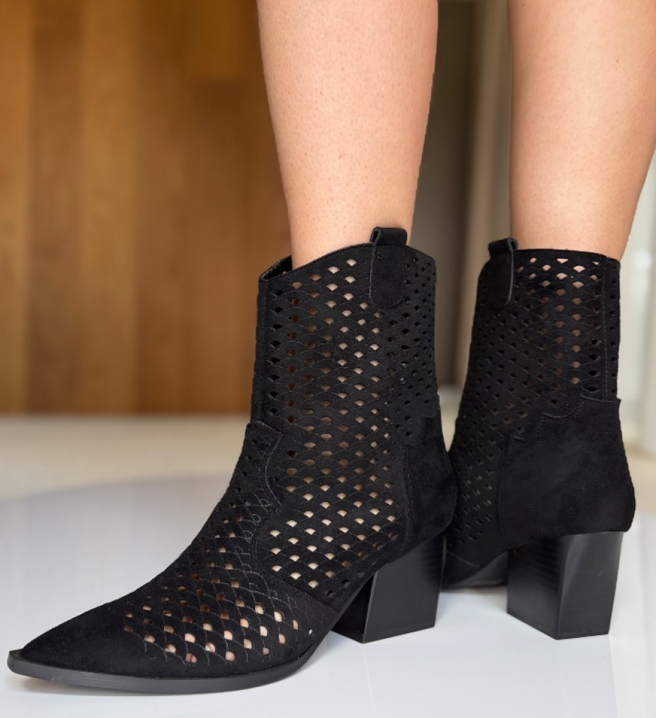 Botine dama Syon Negre - imagine 4