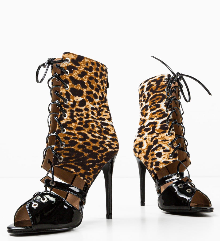 Botine dama Uchenna Animal Print - 4 | YEO