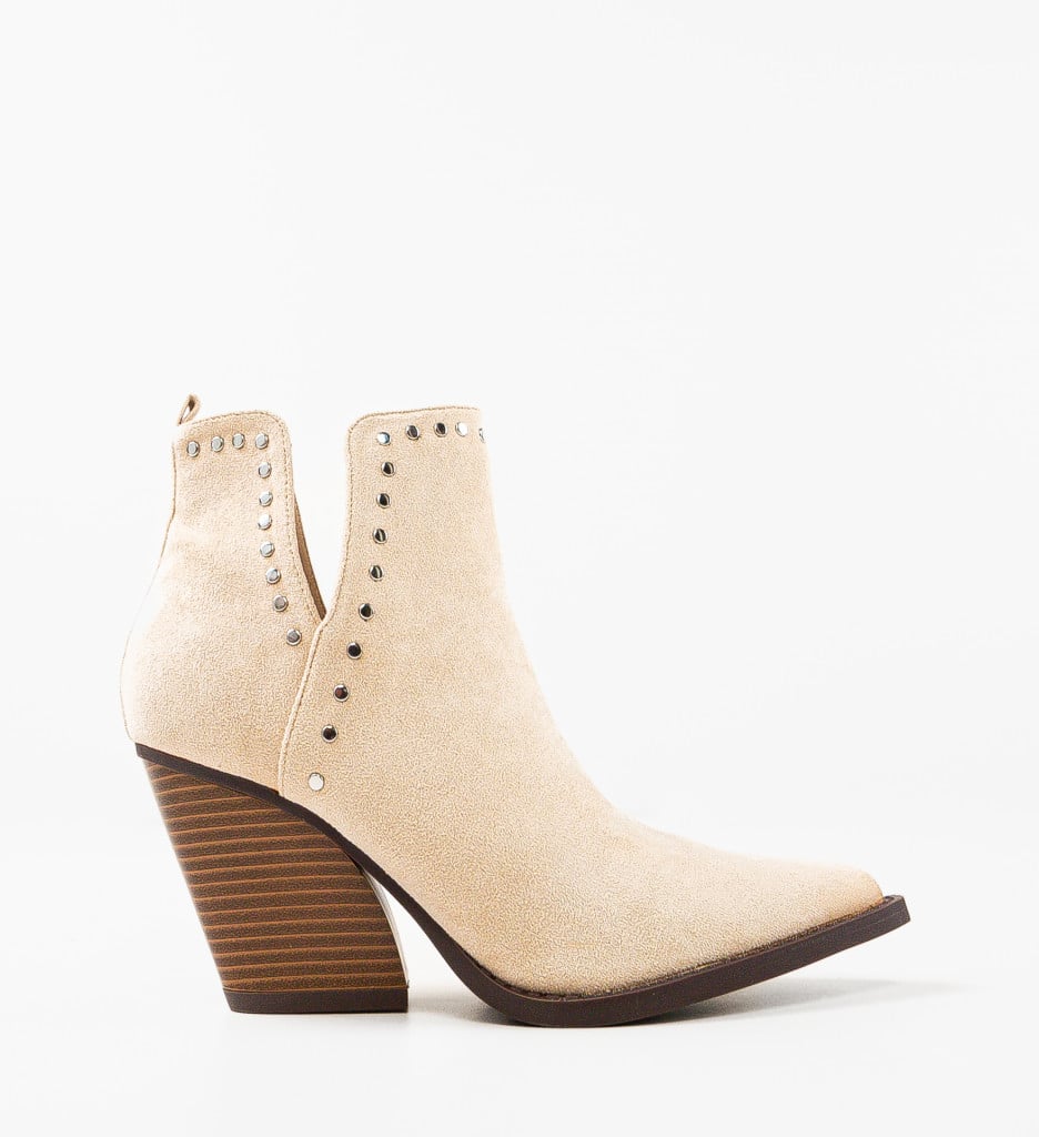 Botine dama Urry Bej - 3 | YEO