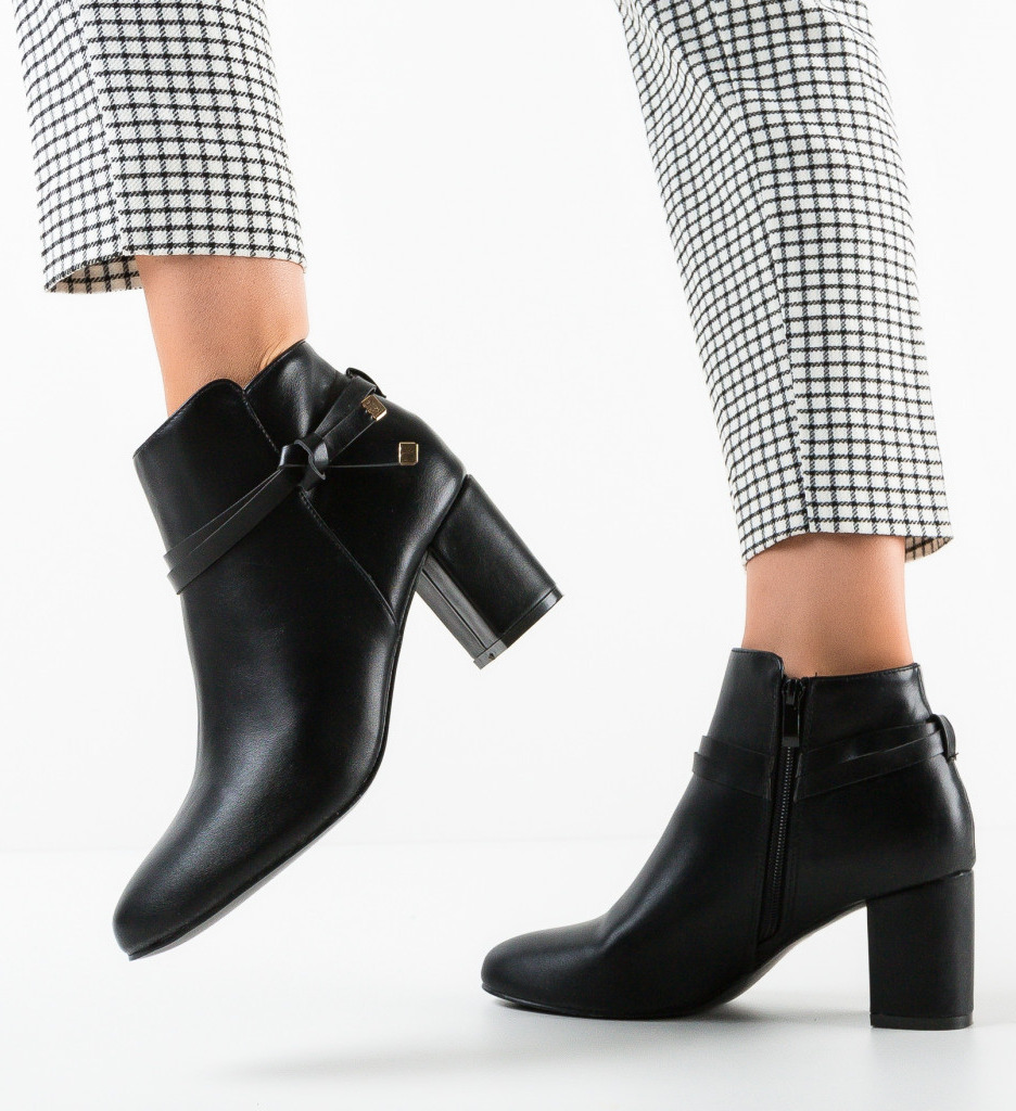 Botine dama Walton Negre - 2 | YEO