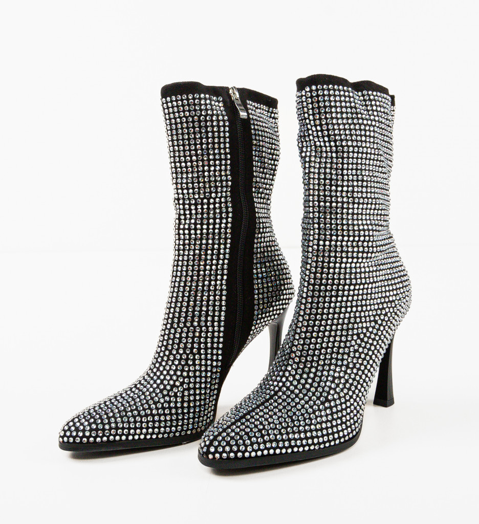 Botine dama Wobiza Negre - 5 | YEO